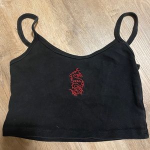 brandy melville dragon tank top